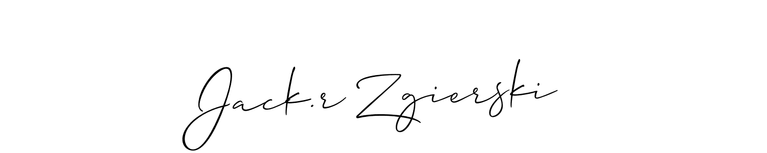 Here are the top 10 professional signature styles for the name Jack.r Zgierski. These are the best autograph styles you can use for your name. Jack.r Zgierski signature style 2 images and pictures png