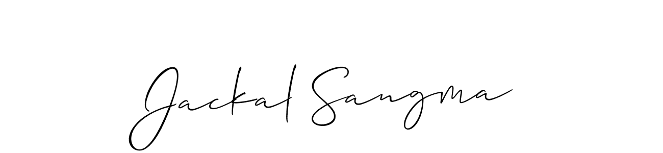 Similarly Allison_Script is the best handwritten signature design. Signature creator online .You can use it as an online autograph creator for name Jackal Sangma. Jackal Sangma signature style 2 images and pictures png