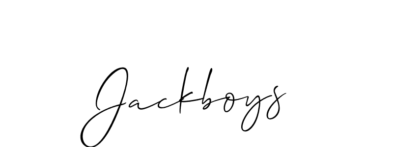 Also we have Jackboys name is the best signature style. Create professional handwritten signature collection using Allison_Script autograph style. Jackboys signature style 2 images and pictures png