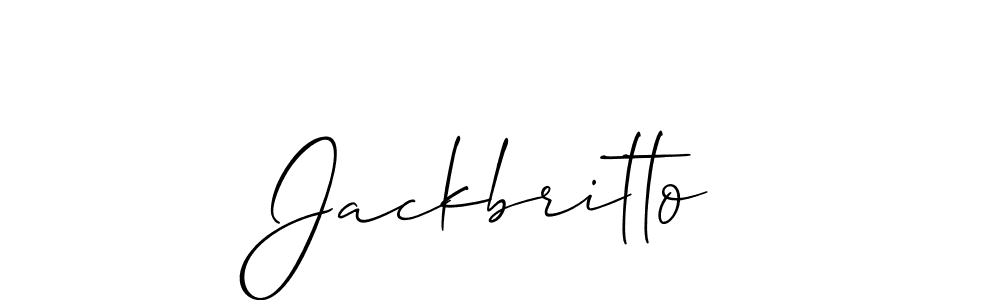 Here are the top 10 professional signature styles for the name Jackbritto. These are the best autograph styles you can use for your name. Jackbritto signature style 2 images and pictures png