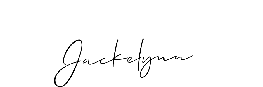 Also we have Jackelynn name is the best signature style. Create professional handwritten signature collection using Allison_Script autograph style. Jackelynn signature style 2 images and pictures png