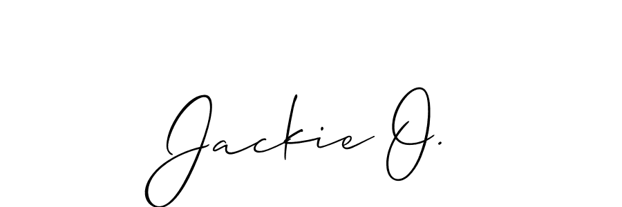 Make a beautiful signature design for name Jackie O.. Use this online signature maker to create a handwritten signature for free. Jackie O. signature style 2 images and pictures png