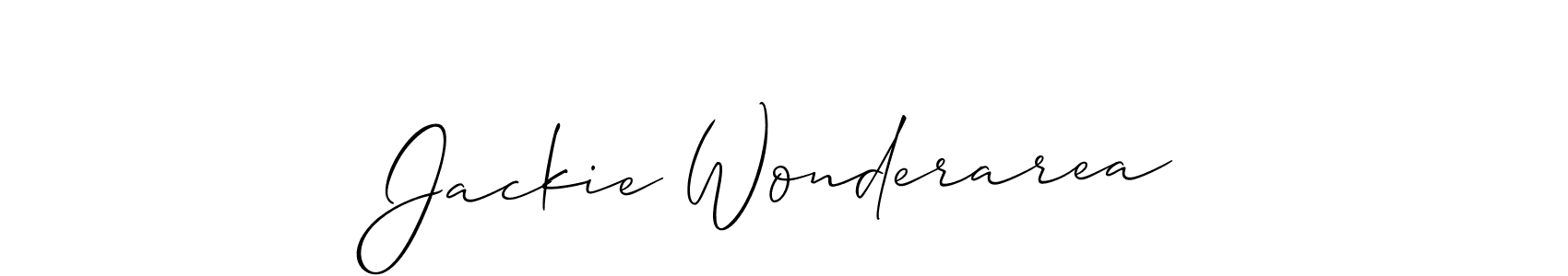 Once you've used our free online signature maker to create your best signature Allison_Script style, it's time to enjoy all of the benefits that Jackie Wonderarea name signing documents. Jackie Wonderarea signature style 2 images and pictures png
