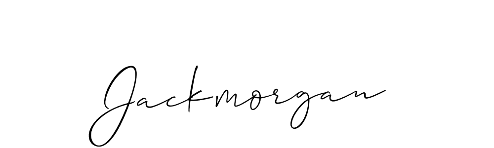 Design your own signature with our free online signature maker. With this signature software, you can create a handwritten (Allison_Script) signature for name Jackmorgan. Jackmorgan signature style 2 images and pictures png