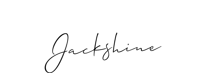 Also we have Jackshine name is the best signature style. Create professional handwritten signature collection using Allison_Script autograph style. Jackshine signature style 2 images and pictures png