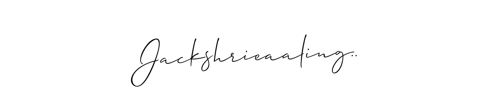 Once you've used our free online signature maker to create your best signature Allison_Script style, it's time to enjoy all of the benefits that Jackshrieaaling.. name signing documents. Jackshrieaaling.. signature style 2 images and pictures png