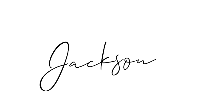You should practise on your own different ways (Allison_Script) to write your name (Jackson) in signature. don't let someone else do it for you. Jackson signature style 2 images and pictures png