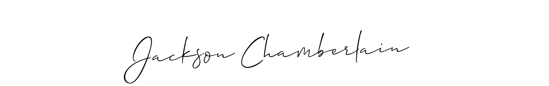 Create a beautiful signature design for name Jackson Chamberlain. With this signature (Allison_Script) fonts, you can make a handwritten signature for free. Jackson Chamberlain signature style 2 images and pictures png