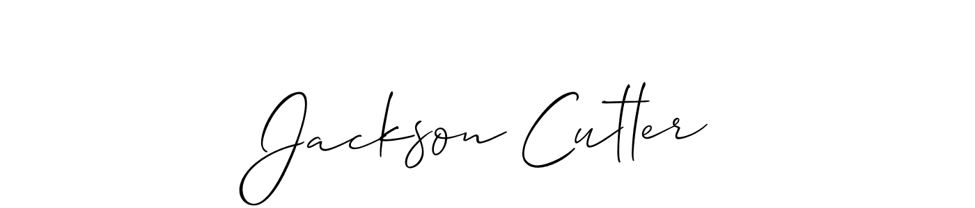 How to Draw Jackson Cutler signature style? Allison_Script is a latest design signature styles for name Jackson Cutler. Jackson Cutler signature style 2 images and pictures png