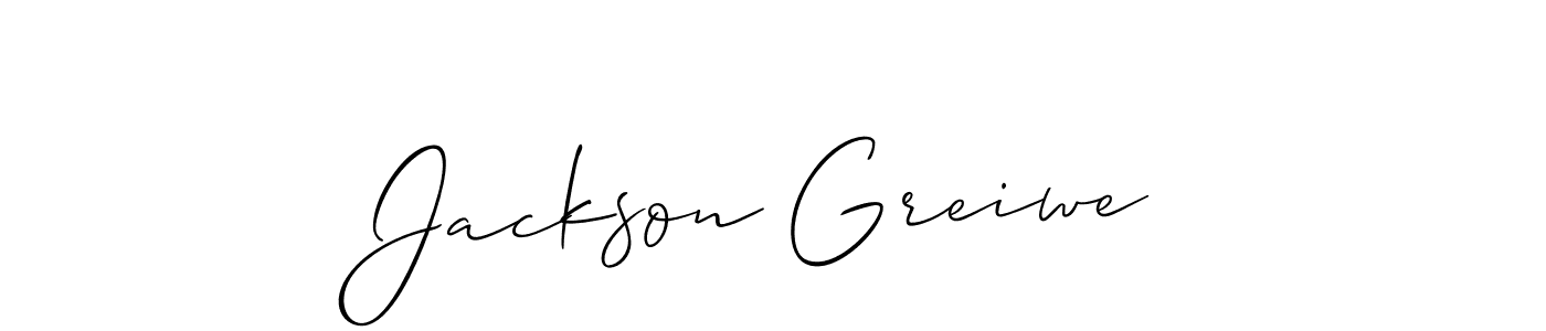 Make a short Jackson Greiwe signature style. Manage your documents anywhere anytime using Allison_Script. Create and add eSignatures, submit forms, share and send files easily. Jackson Greiwe signature style 2 images and pictures png