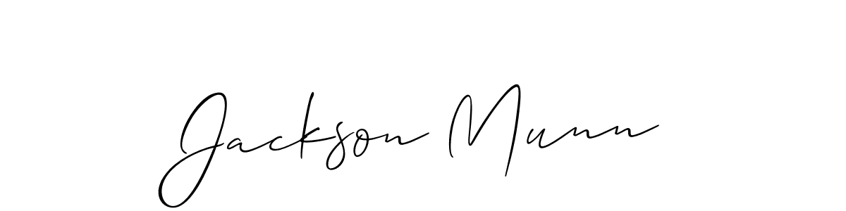 The best way (Allison_Script) to make a short signature is to pick only two or three words in your name. The name Jackson Munn include a total of six letters. For converting this name. Jackson Munn signature style 2 images and pictures png
