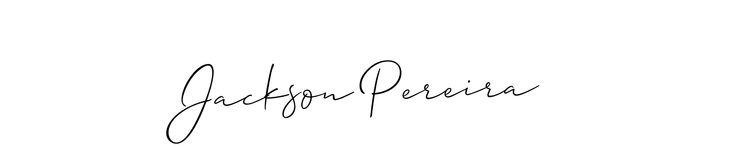 Jackson Pereira stylish signature style. Best Handwritten Sign (Allison_Script) for my name. Handwritten Signature Collection Ideas for my name Jackson Pereira. Jackson Pereira signature style 2 images and pictures png