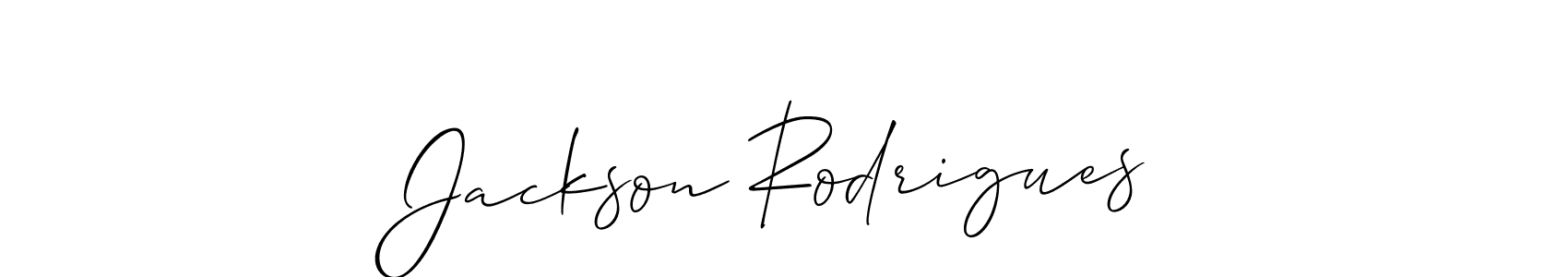 This is the best signature style for the Jackson Rodrigues name. Also you like these signature font (Allison_Script). Mix name signature. Jackson Rodrigues signature style 2 images and pictures png