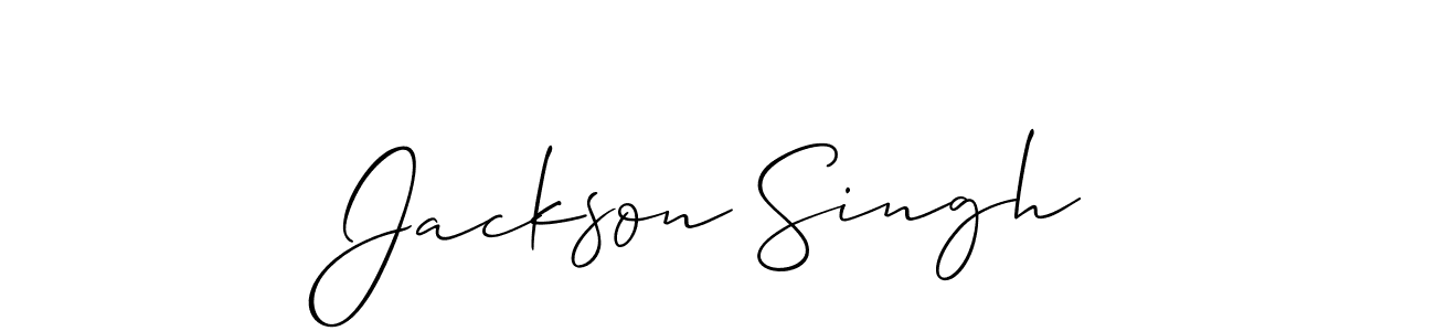 Create a beautiful signature design for name Jackson Singh. With this signature (Allison_Script) fonts, you can make a handwritten signature for free. Jackson Singh signature style 2 images and pictures png