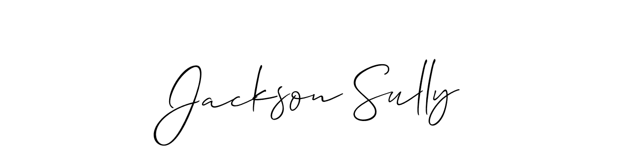 How to make Jackson Sully signature? Allison_Script is a professional autograph style. Create handwritten signature for Jackson Sully name. Jackson Sully signature style 2 images and pictures png