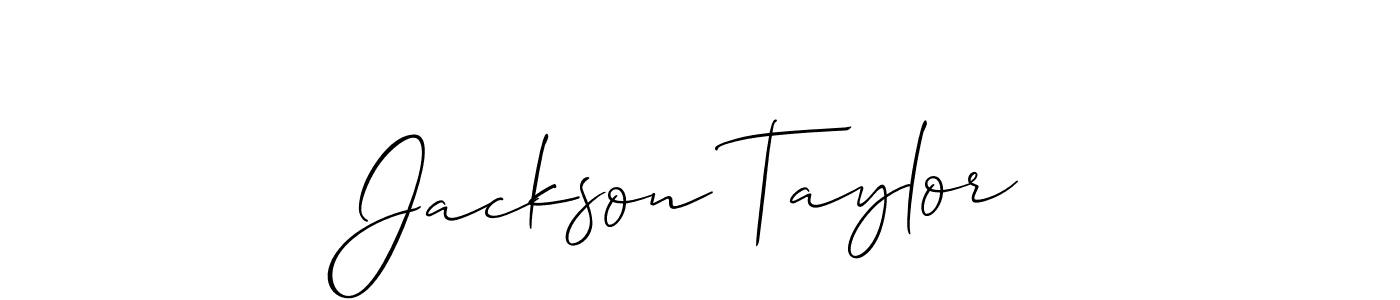Also we have Jackson Taylor name is the best signature style. Create professional handwritten signature collection using Allison_Script autograph style. Jackson Taylor signature style 2 images and pictures png