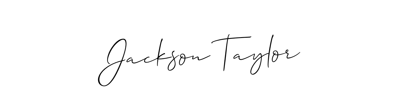 Create a beautiful signature design for name Jackson Taylor. With this signature (Allison_Script) fonts, you can make a handwritten signature for free. Jackson Taylor signature style 2 images and pictures png