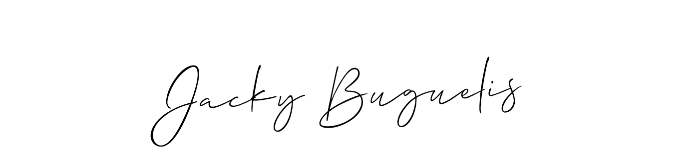 See photos of Jacky Buguelis official signature by Spectra . Check more albums & portfolios. Read reviews & check more about Allison_Script font. Jacky Buguelis signature style 2 images and pictures png