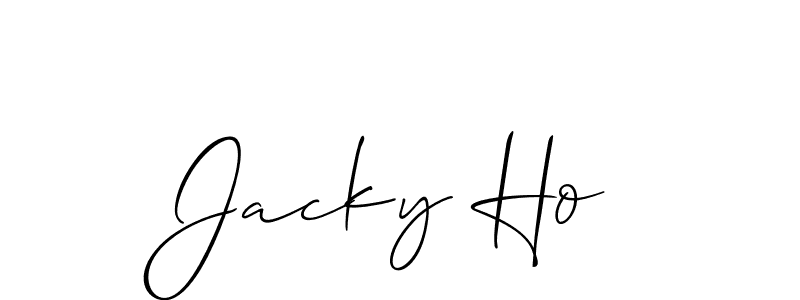 Make a short Jacky Ho signature style. Manage your documents anywhere anytime using Allison_Script. Create and add eSignatures, submit forms, share and send files easily. Jacky Ho signature style 2 images and pictures png