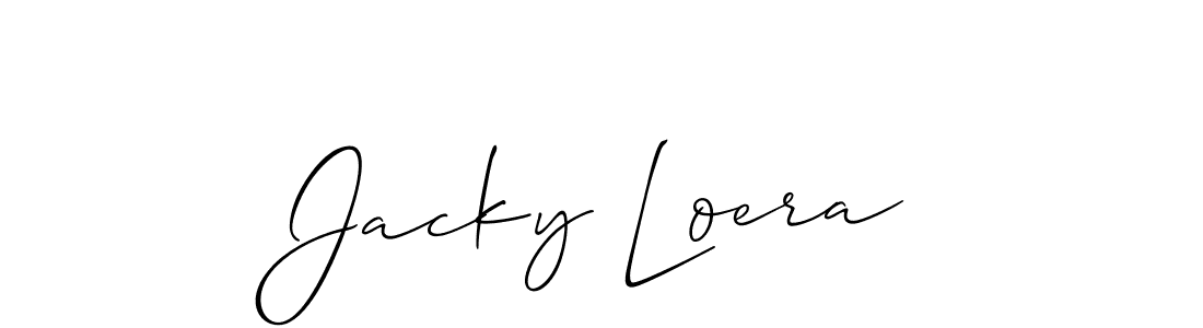 Similarly Allison_Script is the best handwritten signature design. Signature creator online .You can use it as an online autograph creator for name Jacky Loera. Jacky Loera signature style 2 images and pictures png
