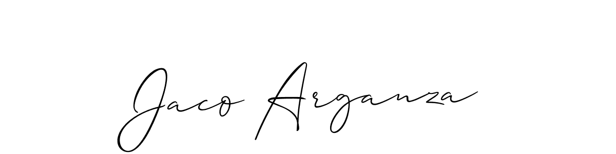 Make a beautiful signature design for name Jaco Arganza. Use this online signature maker to create a handwritten signature for free. Jaco Arganza signature style 2 images and pictures png