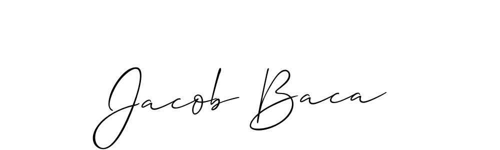 Make a short Jacob Baca signature style. Manage your documents anywhere anytime using Allison_Script. Create and add eSignatures, submit forms, share and send files easily. Jacob Baca signature style 2 images and pictures png