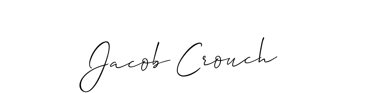 Also You can easily find your signature by using the search form. We will create Jacob Crouch name handwritten signature images for you free of cost using Allison_Script sign style. Jacob Crouch signature style 2 images and pictures png