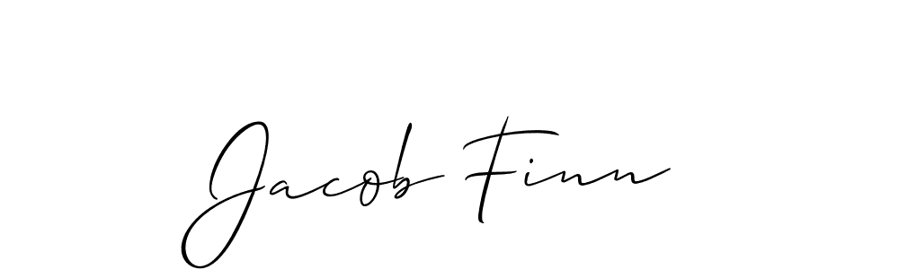 Also we have Jacob Finn name is the best signature style. Create professional handwritten signature collection using Allison_Script autograph style. Jacob Finn signature style 2 images and pictures png