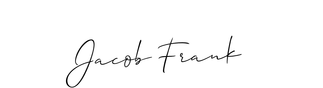 if you are searching for the best signature style for your name Jacob Frank. so please give up your signature search. here we have designed multiple signature styles  using Allison_Script. Jacob Frank signature style 2 images and pictures png