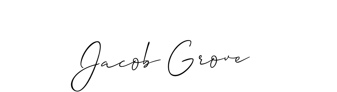 Best and Professional Signature Style for Jacob Grove. Allison_Script Best Signature Style Collection. Jacob Grove signature style 2 images and pictures png