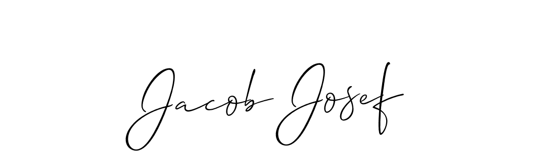 Make a short Jacob Josef signature style. Manage your documents anywhere anytime using Allison_Script. Create and add eSignatures, submit forms, share and send files easily. Jacob Josef signature style 2 images and pictures png