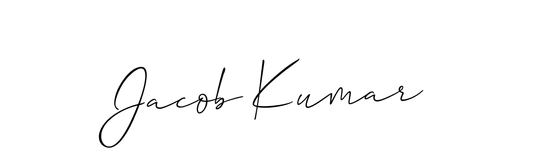 Make a beautiful signature design for name Jacob Kumar. Use this online signature maker to create a handwritten signature for free. Jacob Kumar signature style 2 images and pictures png
