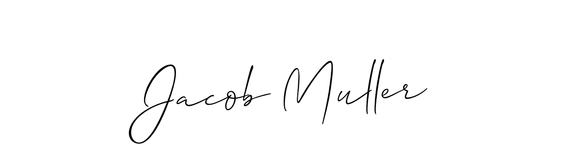 Create a beautiful signature design for name Jacob Muller. With this signature (Allison_Script) fonts, you can make a handwritten signature for free. Jacob Muller signature style 2 images and pictures png