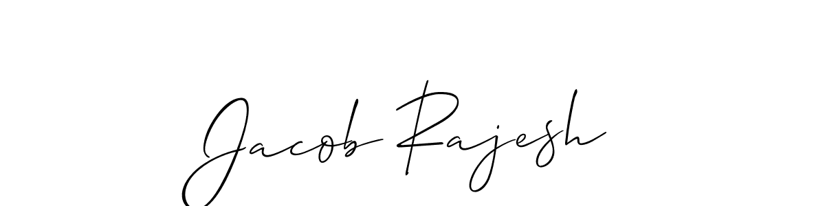 How to Draw Jacob Rajesh signature style? Allison_Script is a latest design signature styles for name Jacob Rajesh. Jacob Rajesh signature style 2 images and pictures png