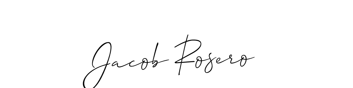 if you are searching for the best signature style for your name Jacob Rosero. so please give up your signature search. here we have designed multiple signature styles  using Allison_Script. Jacob Rosero signature style 2 images and pictures png