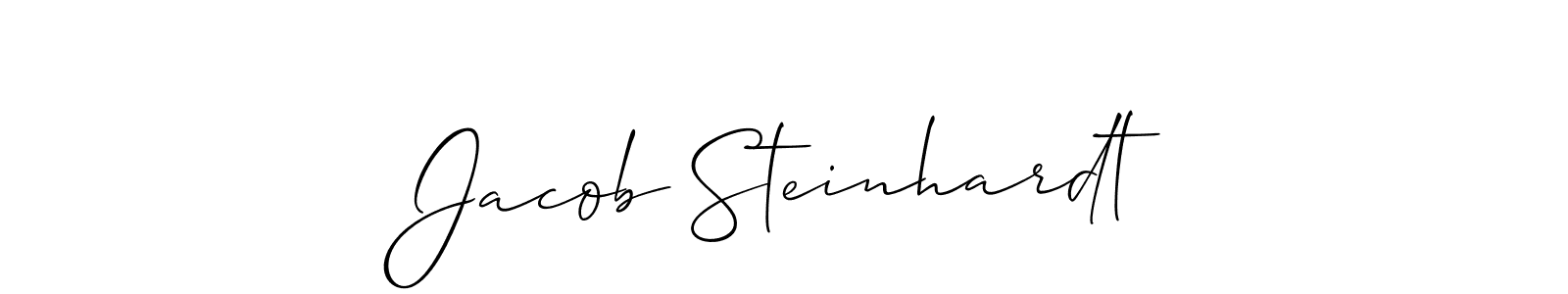 Design your own signature with our free online signature maker. With this signature software, you can create a handwritten (Allison_Script) signature for name Jacob Steinhardt. Jacob Steinhardt signature style 2 images and pictures png