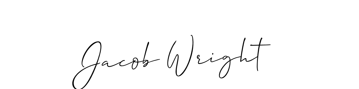 Create a beautiful signature design for name Jacob Wright. With this signature (Allison_Script) fonts, you can make a handwritten signature for free. Jacob Wright signature style 2 images and pictures png