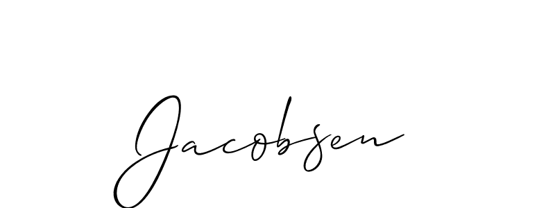 Check out images of Autograph of Jacobsen name. Actor Jacobsen Signature Style. Allison_Script is a professional sign style online. Jacobsen signature style 2 images and pictures png