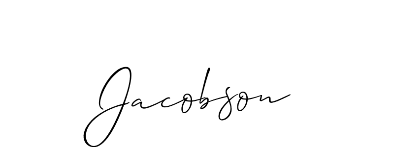 Make a beautiful signature design for name Jacobson. Use this online signature maker to create a handwritten signature for free. Jacobson signature style 2 images and pictures png