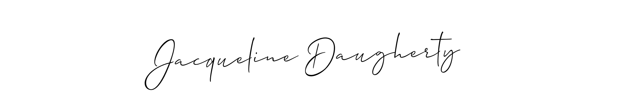 Here are the top 10 professional signature styles for the name Jacqueline Daugherty. These are the best autograph styles you can use for your name. Jacqueline Daugherty signature style 2 images and pictures png