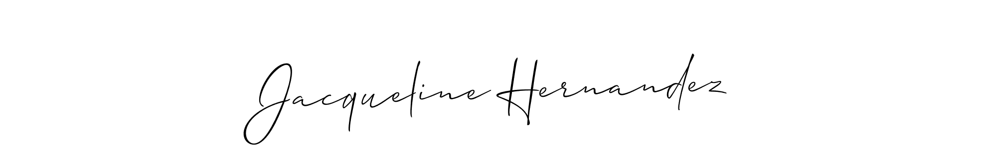 Similarly Allison_Script is the best handwritten signature design. Signature creator online .You can use it as an online autograph creator for name Jacqueline Hernandez. Jacqueline Hernandez signature style 2 images and pictures png