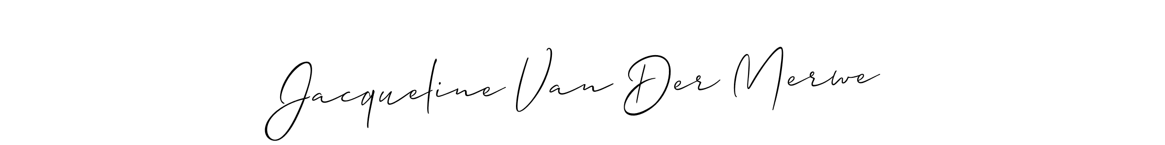Also You can easily find your signature by using the search form. We will create Jacqueline Van Der Merwe name handwritten signature images for you free of cost using Allison_Script sign style. Jacqueline Van Der Merwe signature style 2 images and pictures png