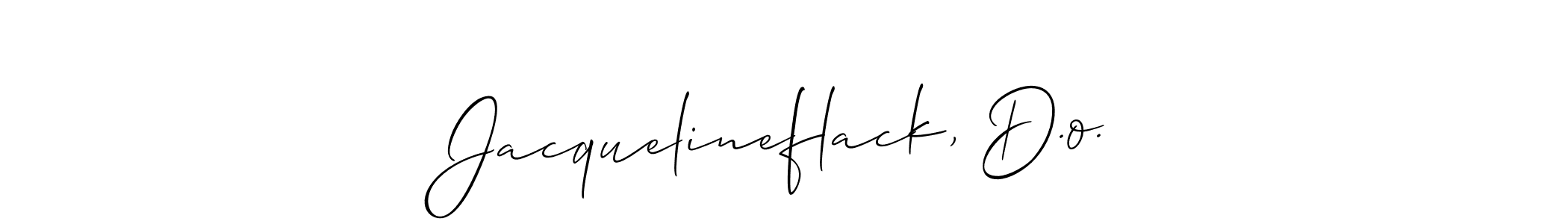 How to Draw Jacquelineflack, D.o. signature style? Allison_Script is a latest design signature styles for name Jacquelineflack, D.o.. Jacquelineflack, D.o. signature style 2 images and pictures png