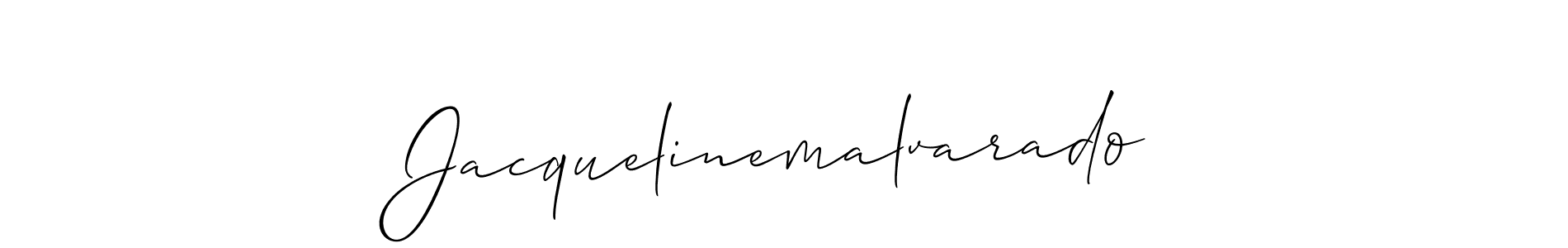 How to Draw Jacquelinemalvarado signature style? Allison_Script is a latest design signature styles for name Jacquelinemalvarado. Jacquelinemalvarado signature style 2 images and pictures png