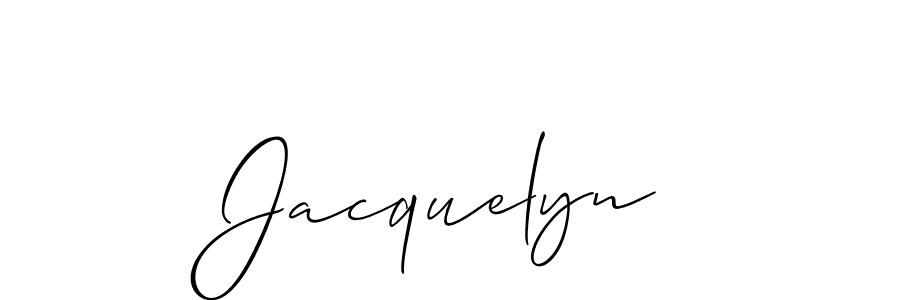 if you are searching for the best signature style for your name Jacquelyn. so please give up your signature search. here we have designed multiple signature styles  using Allison_Script. Jacquelyn signature style 2 images and pictures png