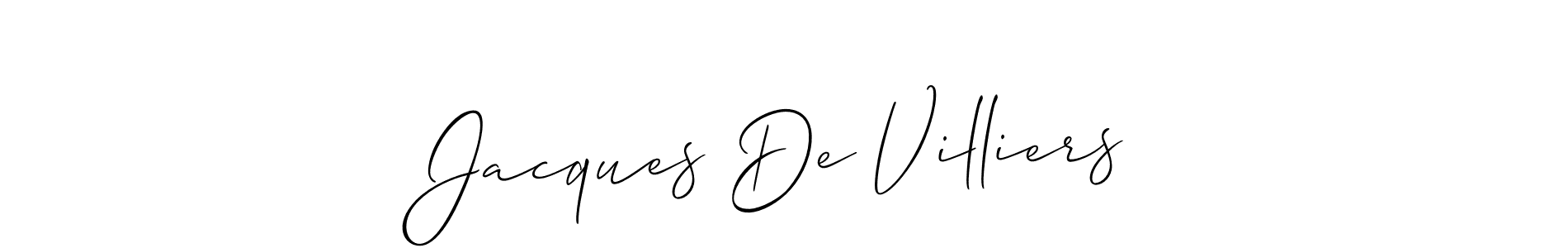 You can use this online signature creator to create a handwritten signature for the name Jacques De Villiers. This is the best online autograph maker. Jacques De Villiers signature style 2 images and pictures png