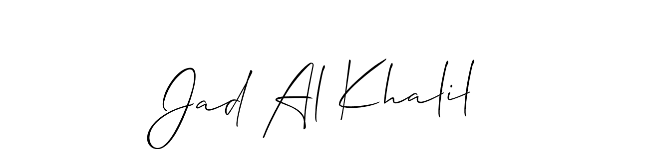 You can use this online signature creator to create a handwritten signature for the name Jad Al Khalil. This is the best online autograph maker. Jad Al Khalil signature style 2 images and pictures png