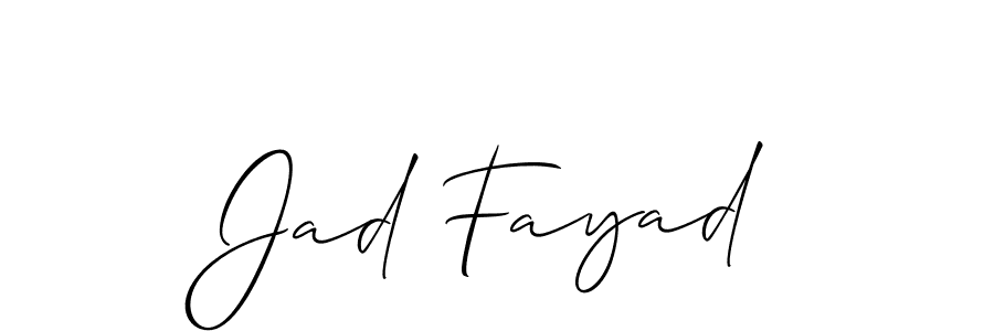 Check out images of Autograph of Jad Fayad name. Actor Jad Fayad Signature Style. Allison_Script is a professional sign style online. Jad Fayad signature style 2 images and pictures png