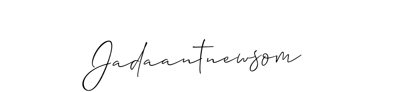 You can use this online signature creator to create a handwritten signature for the name Jadaantnewsom. This is the best online autograph maker. Jadaantnewsom signature style 2 images and pictures png