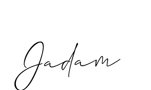 Best and Professional Signature Style for Jadam. Allison_Script Best Signature Style Collection. Jadam signature style 2 images and pictures png